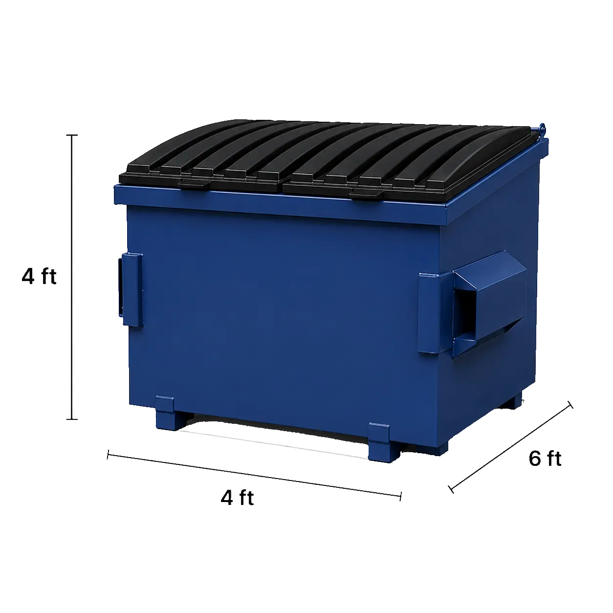 4 yard front load dumpster