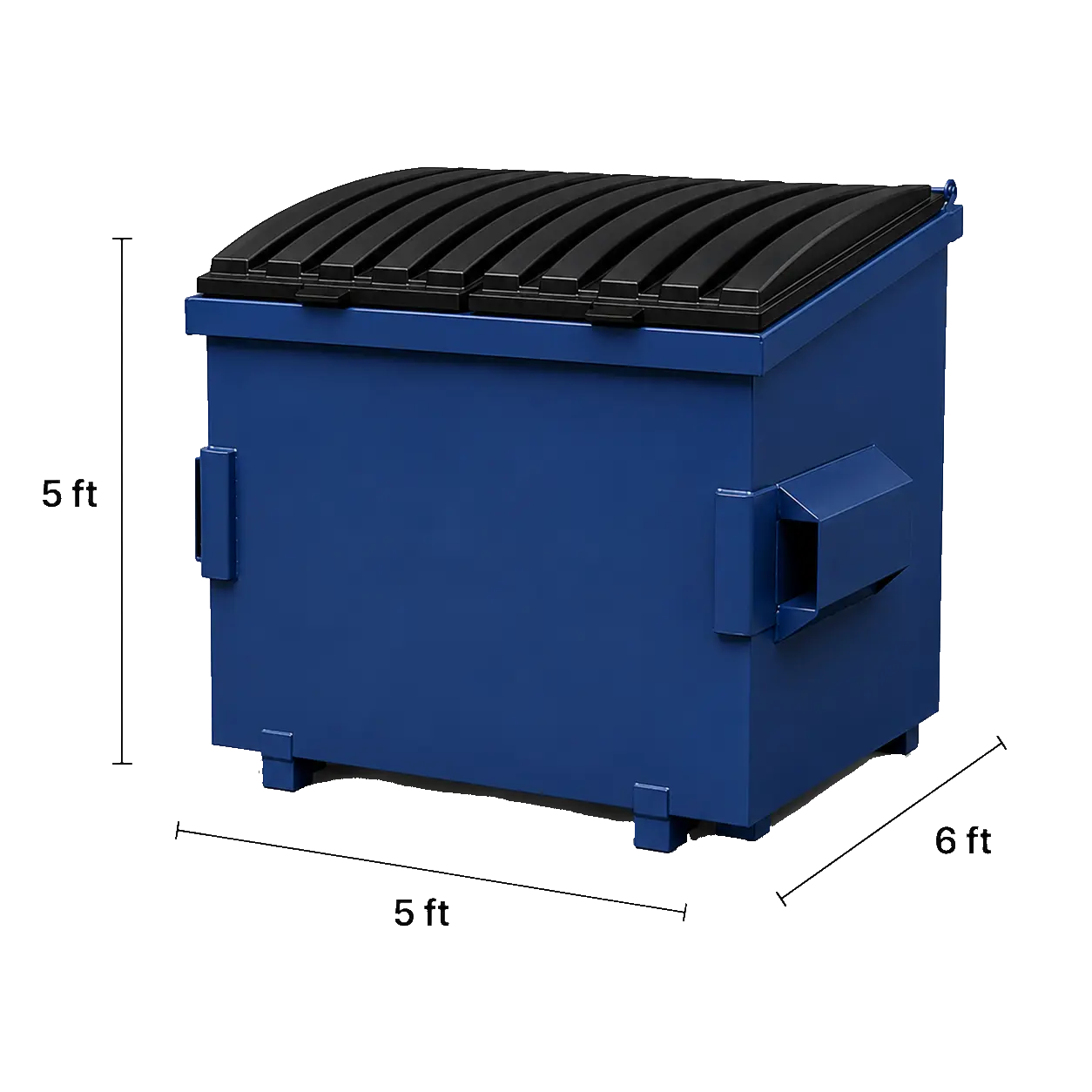 6 yard front load dumpster